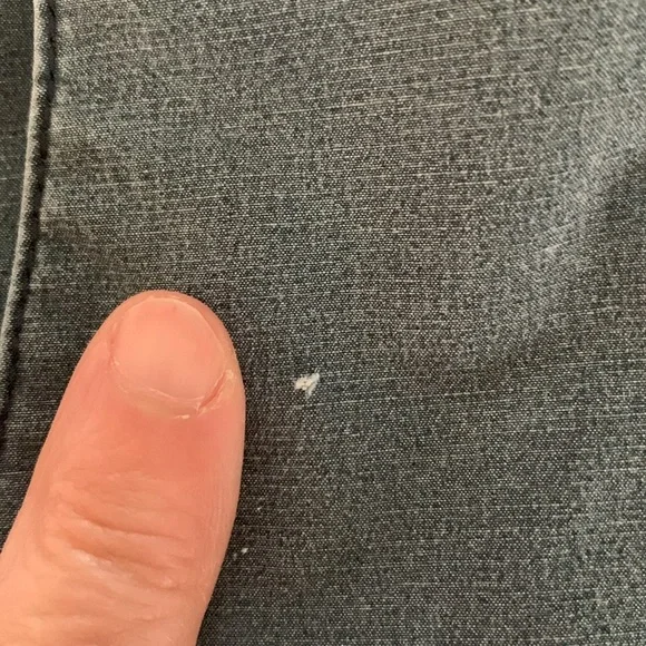 Volcom 32 Blue Gray Flat Front Surf & Turf 4 way stretch shorts - Picture 10 of 10